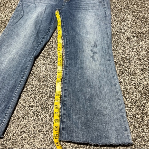 Judy Blue Distressed Boot Cut Light Wash Stretch Jeans Womens 15/32 - Picture 2 of 10